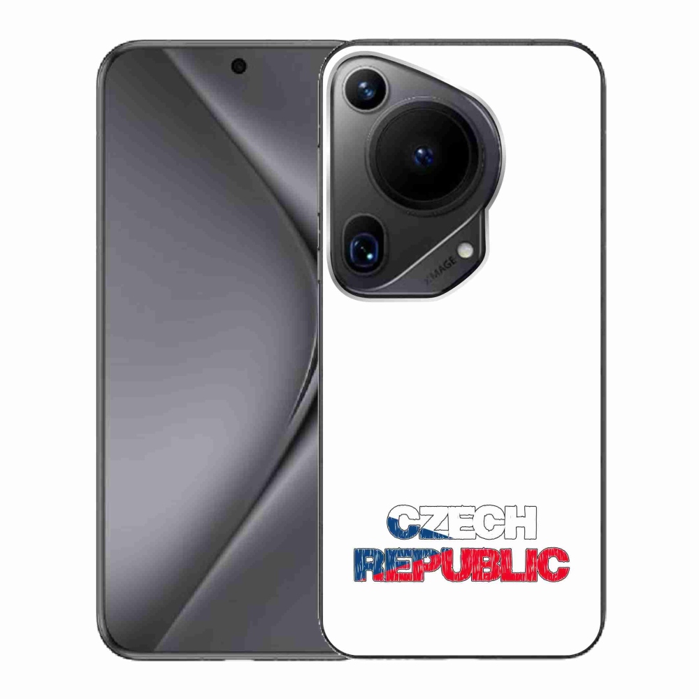 Gél borító mmCase a Huawei Pura 70 Ultra - Csehország fehér háttérrel