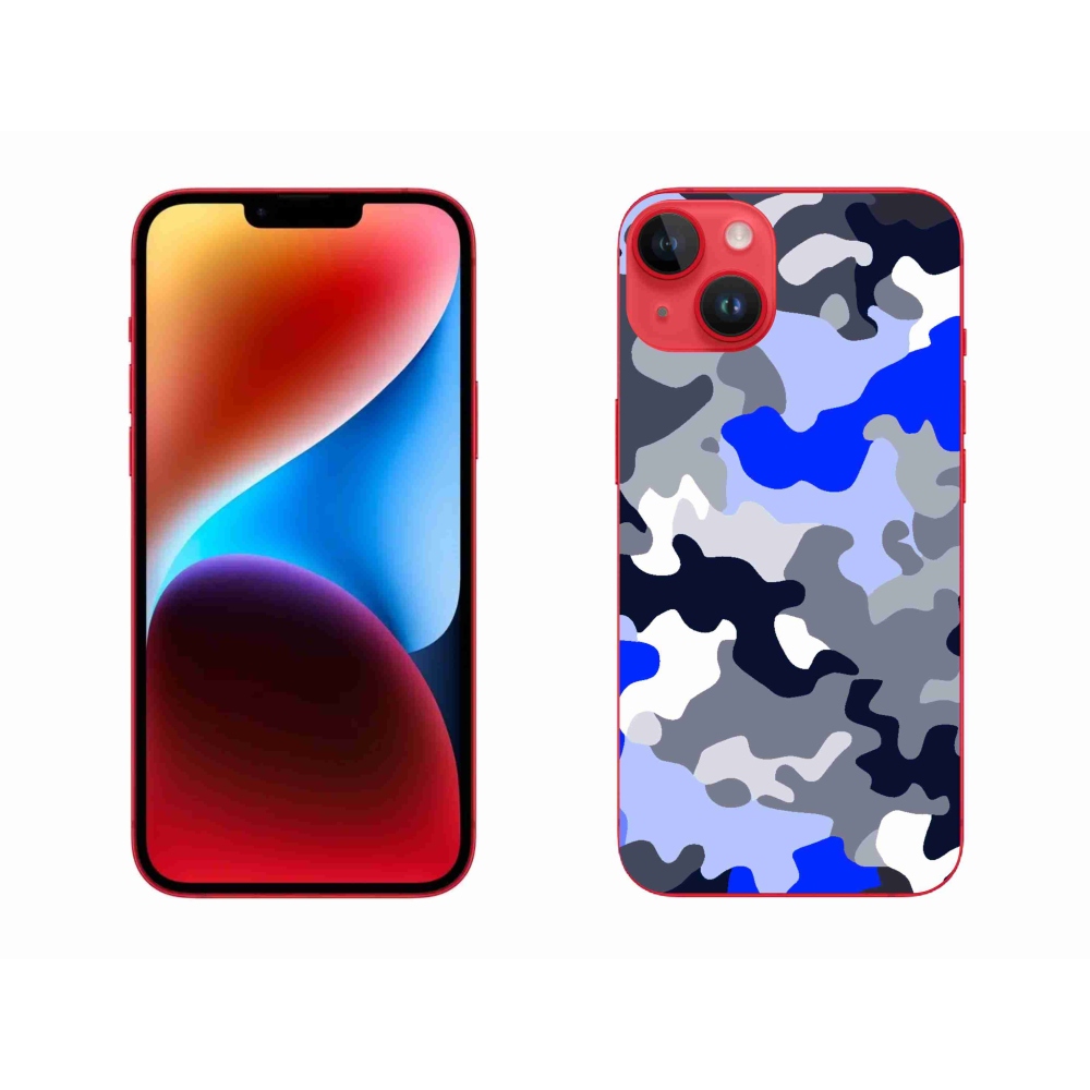 Zselés borítás mmCase iPhone 14 Plus készülékhez - terepszínű minta 8