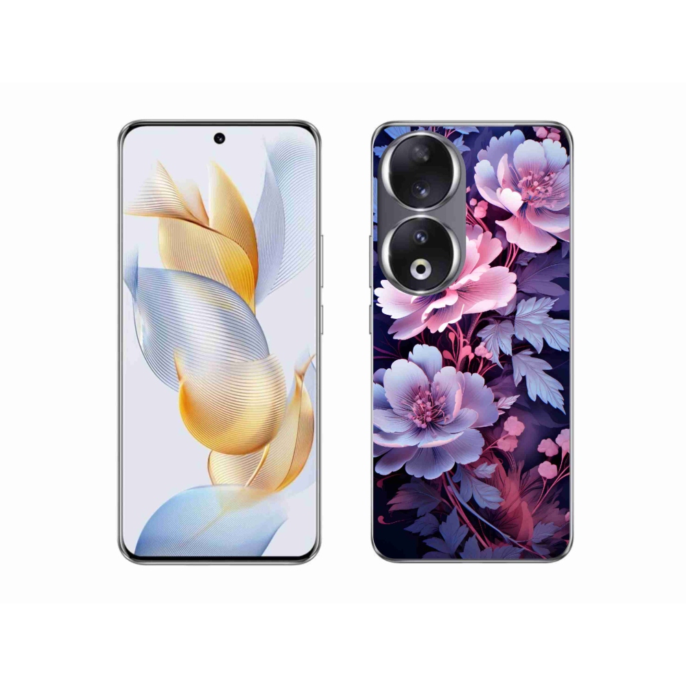 Zselés borítás mmCase a Honor 90-hez - virágok 11