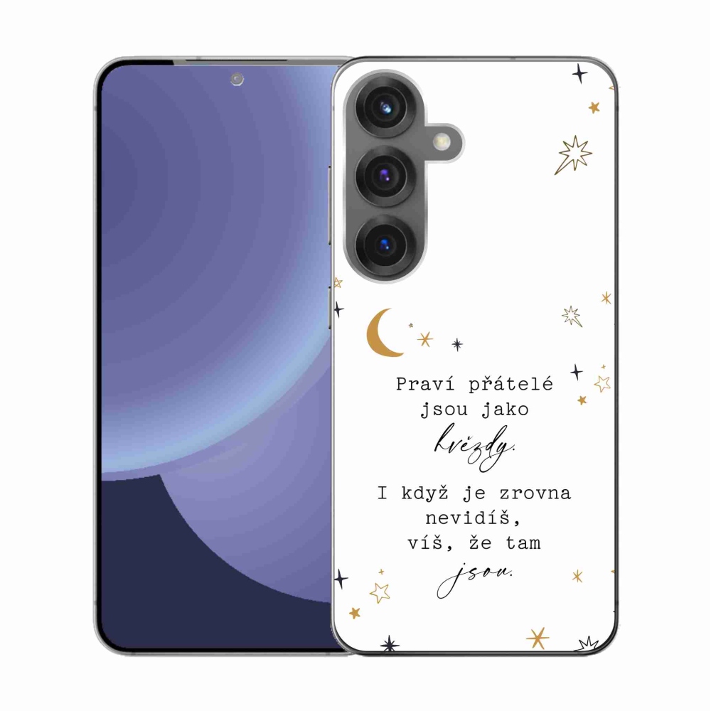 Gél borítás mmCase Samsung Galaxy S25 - idézem 6 fehér háttérrel