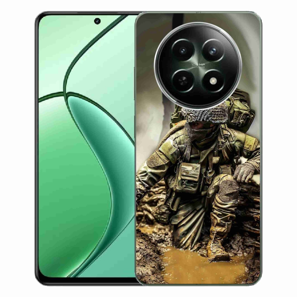 Zselés borítás mmCase a Realme 12 5G/12x 5G készülékhez - katona