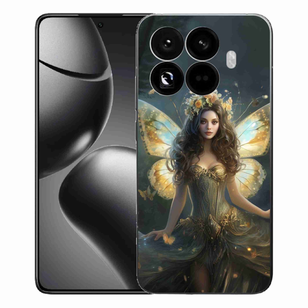 Gél borítás mmCase a Xiaomi 15T Pro számára - pillangó nő