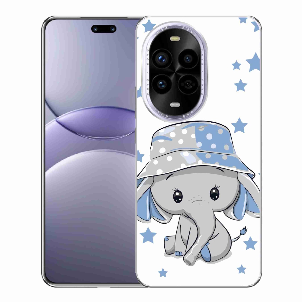 Gél borítás mmCase a Huawei Nova 13 Pro 5G - kék elefántra