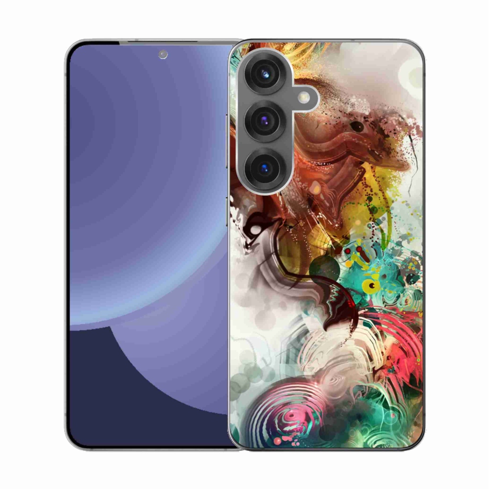 Zselés borítás mmCase Samsung Galaxy S25 készülékhez - absztrakt 1