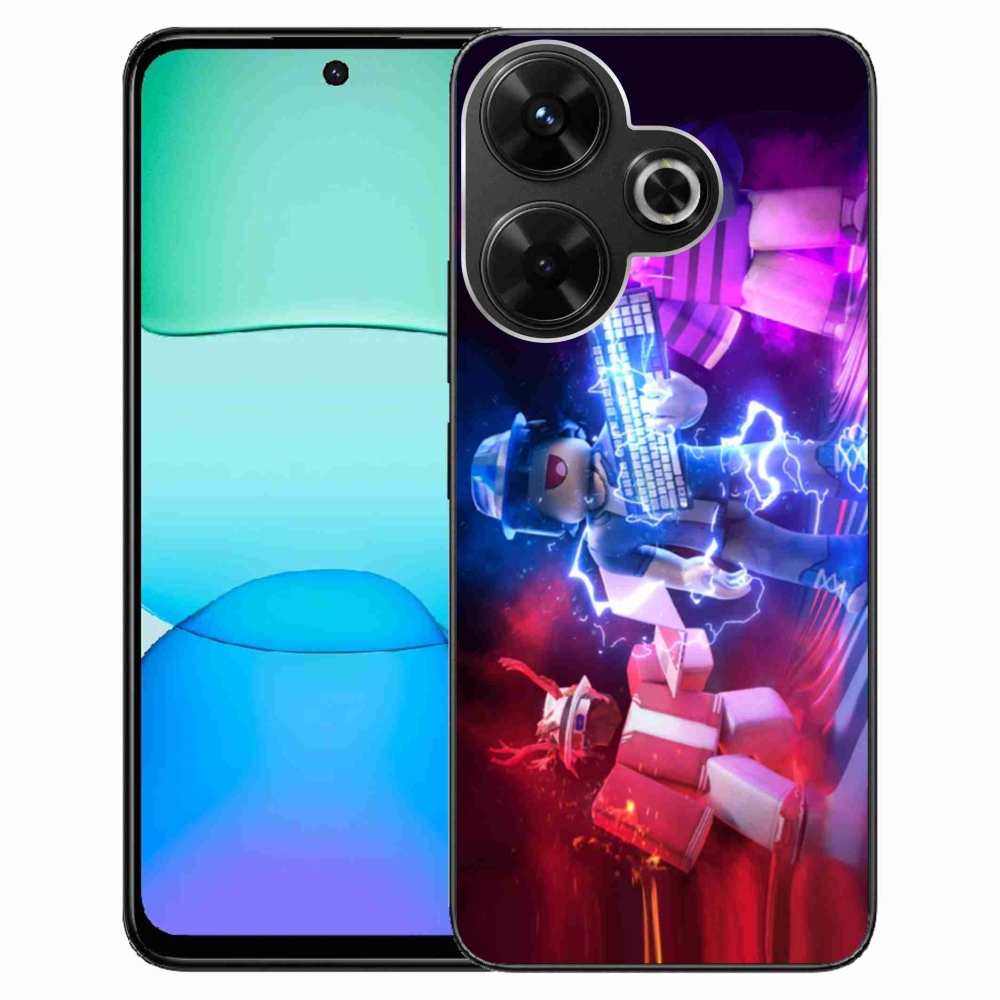Gél borítás mmCase a Xiaomi Redmi 13 4G/Poco M6 4G számára - roblox