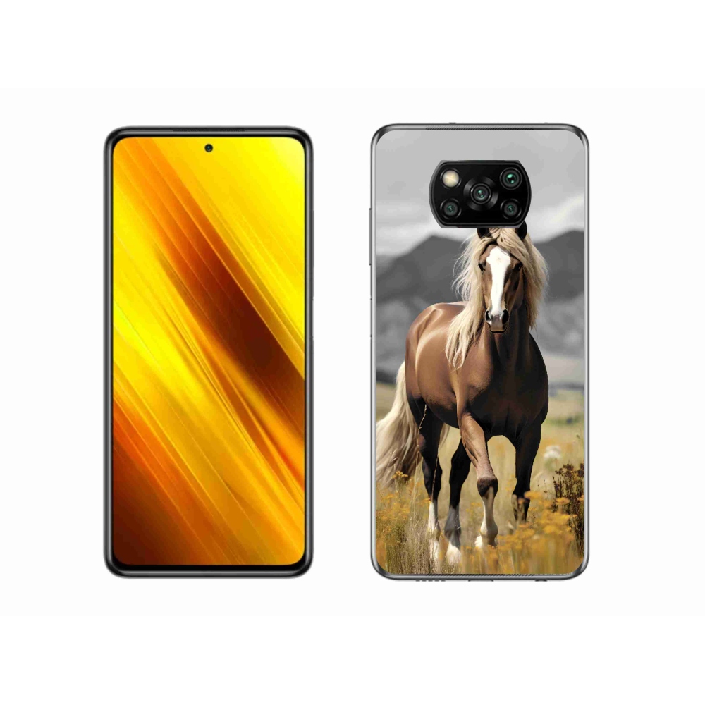 Gél borítás mmCase a Xiaomi Poco X3-hoz - barna ló 1