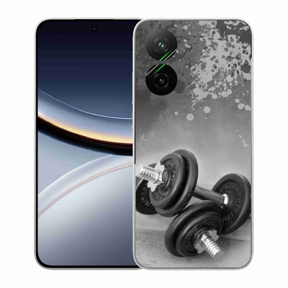 Gél borítás mmCase a Xiaomi Poco F7 5G számára - súlyzók 1