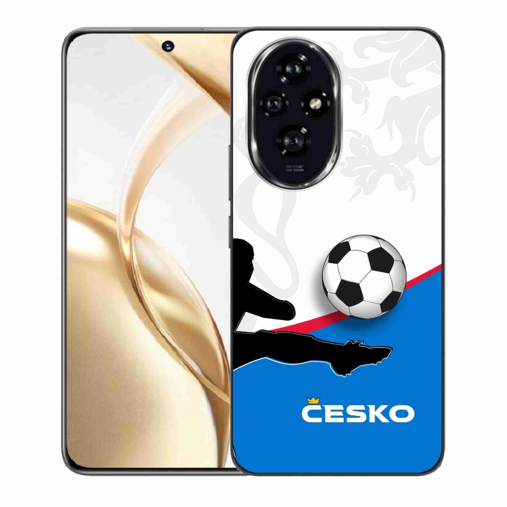 Zselés borítás mmCase a Honor 200 5G készülékhez - futball Csehország 3