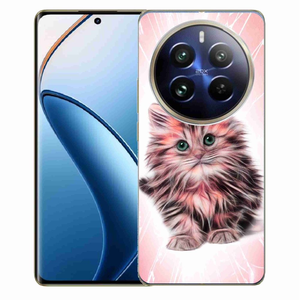Gél borítás mmCase a Realme 12 Pro 5G/12 Pro+ 5G számára - aranyos cica