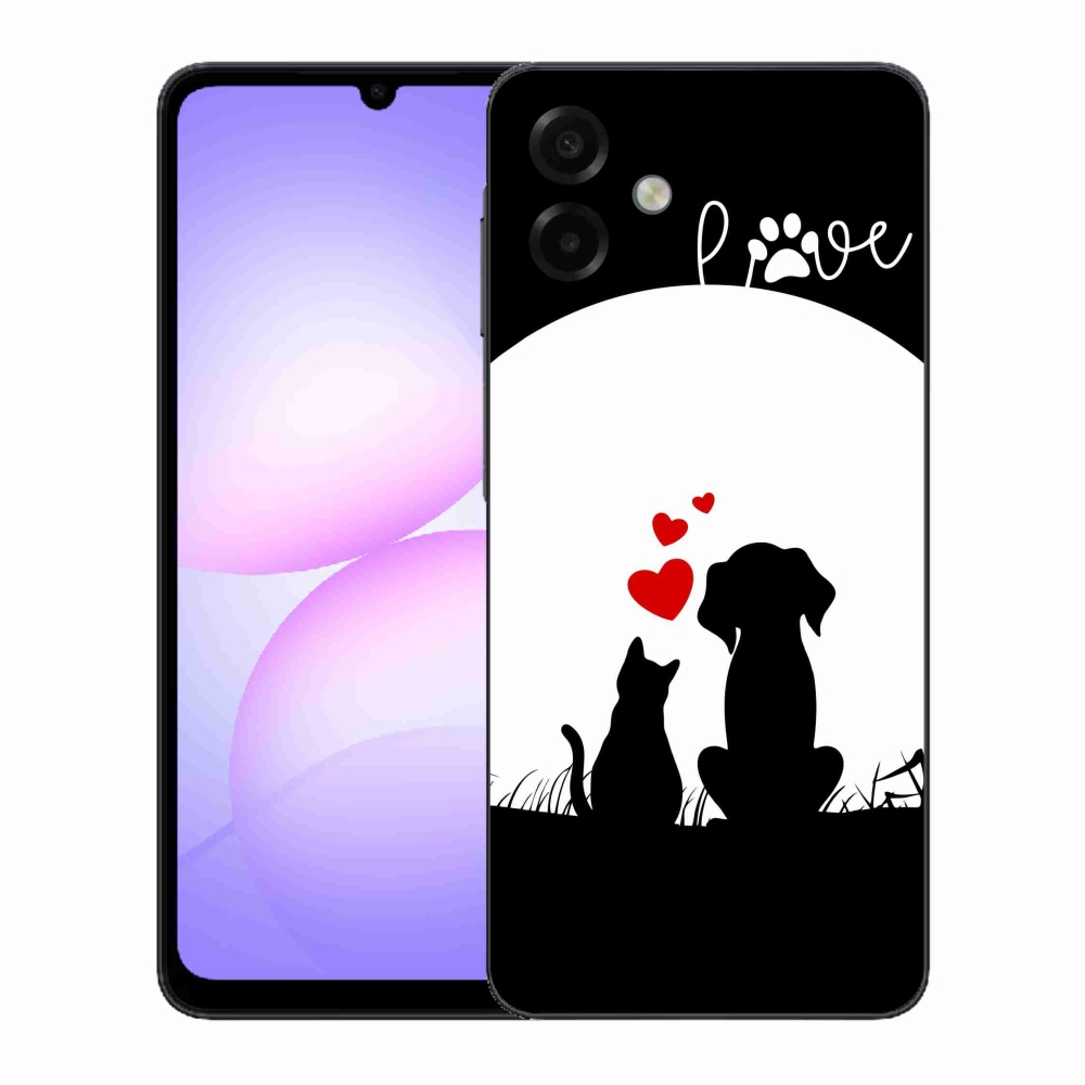 Gél borítás mmCase Samsung Galaxy A07 4G - állatszerelem