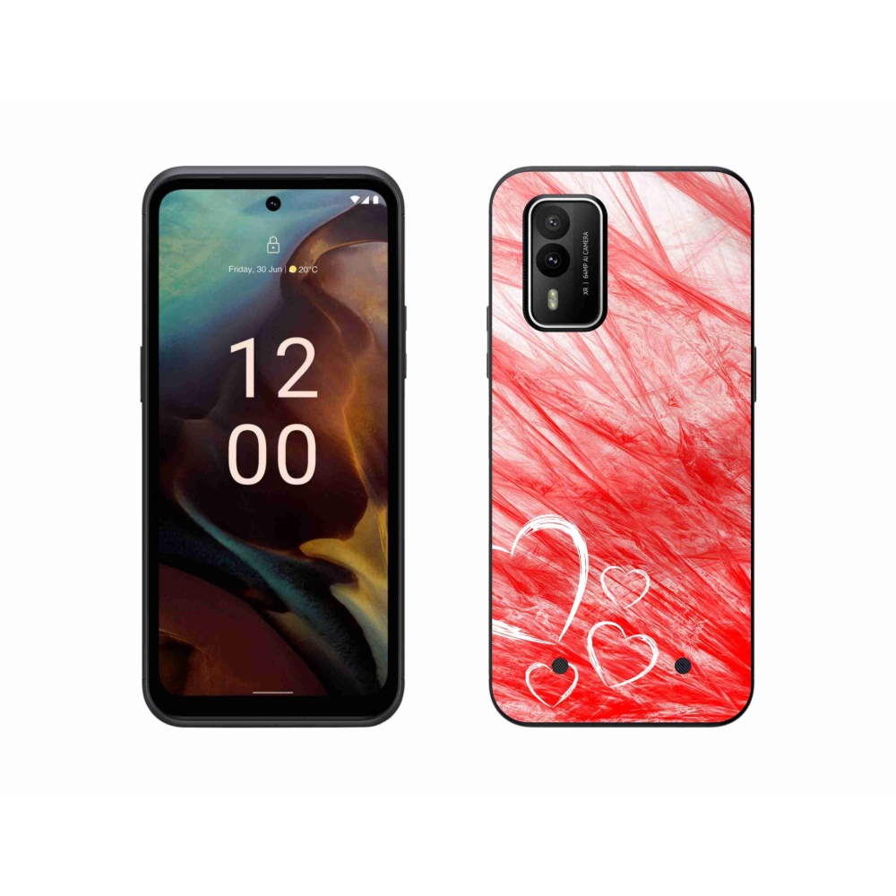 Zselés borítás mmCase a Nokia XR21 készülékhez - szív