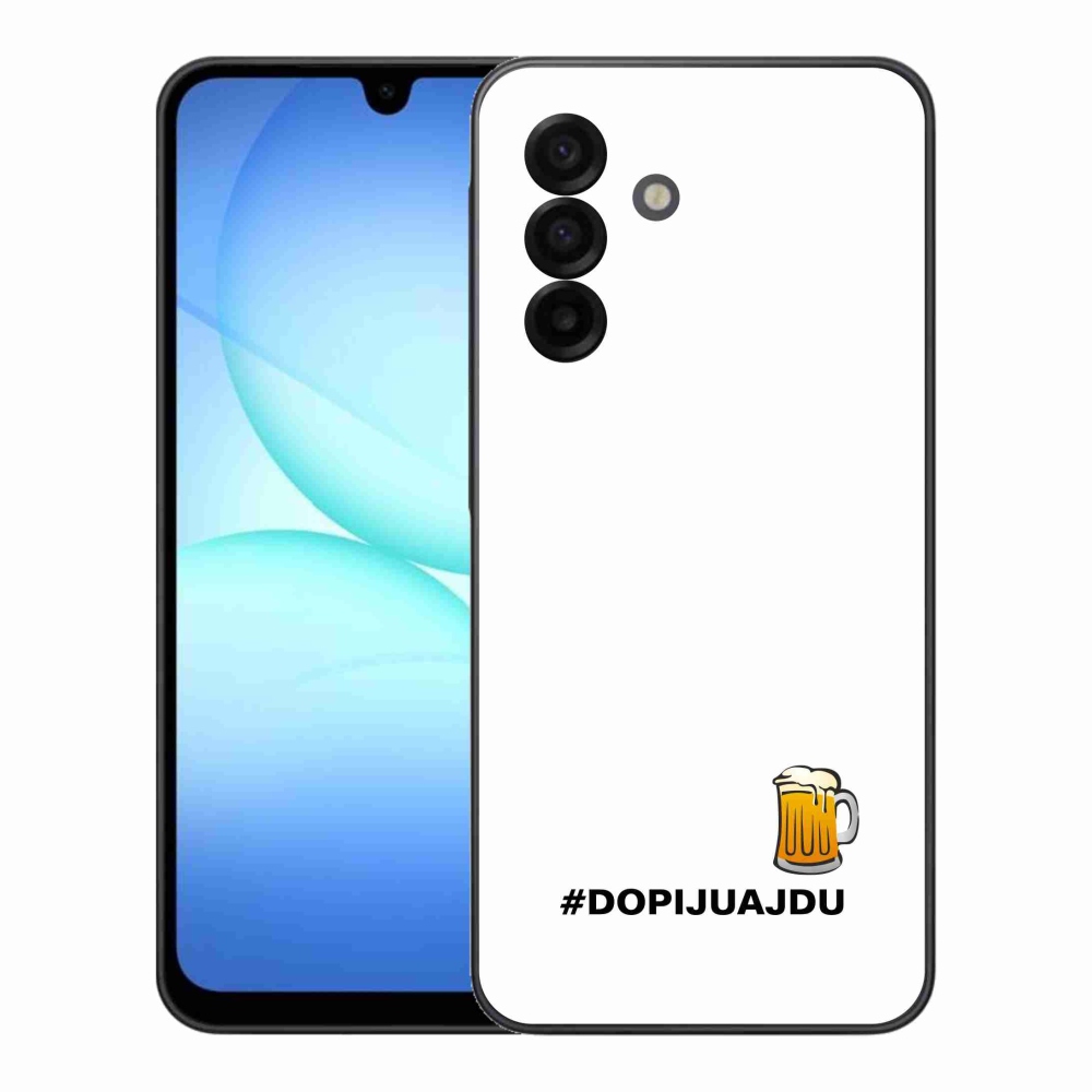 Gél borító mmCase Samsung Galaxy A17 4G/5G - sör motívum 1 fehér háttér