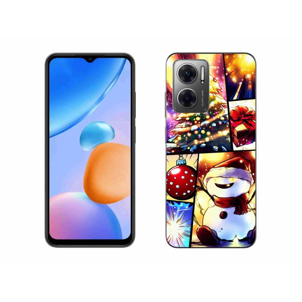 Gél borító mmCase a Xiaomi Redmi 10 5G-hez - karácsonyi motívumok 1