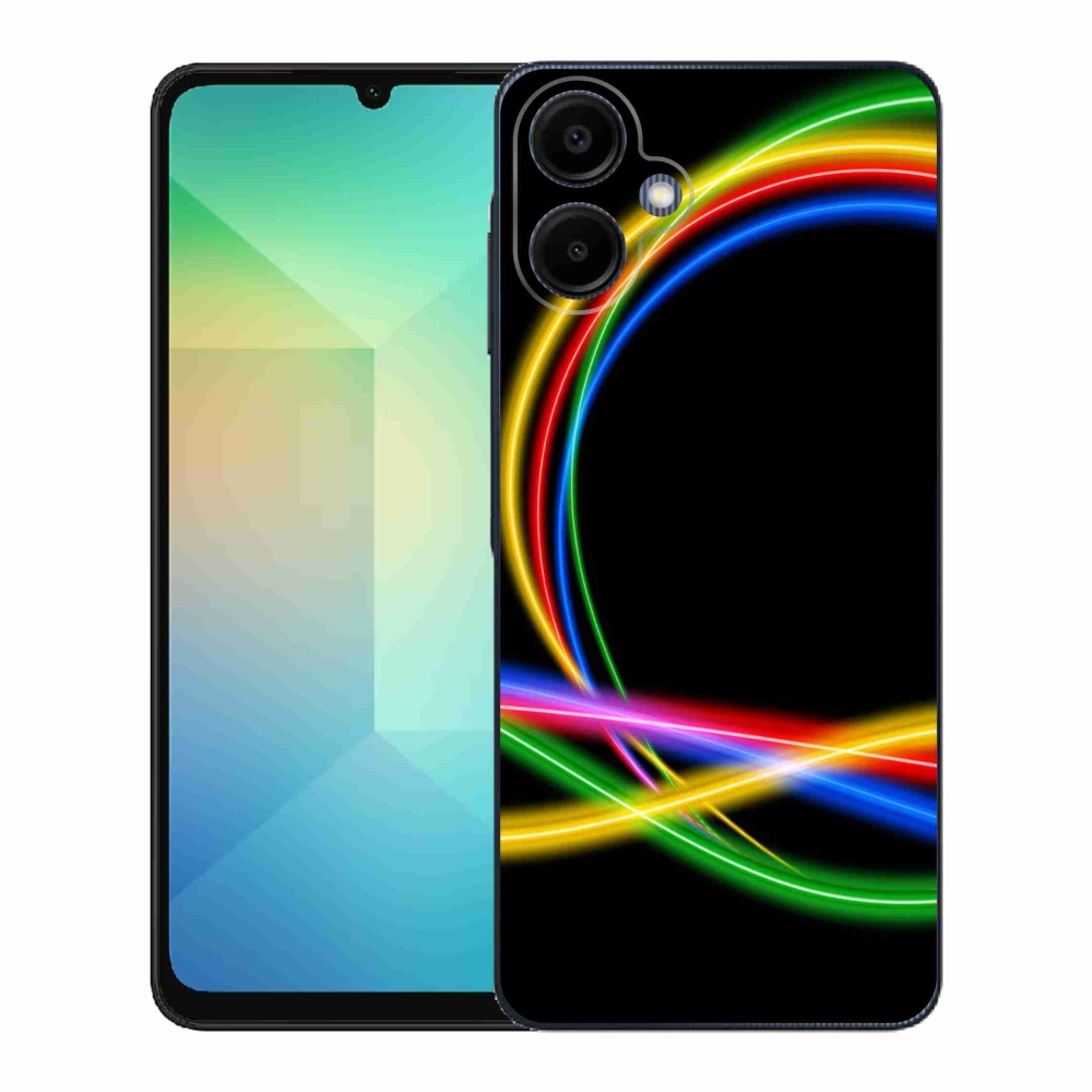 Gél borítás mmCase Samsung Galaxy A06 4G - neon körökre