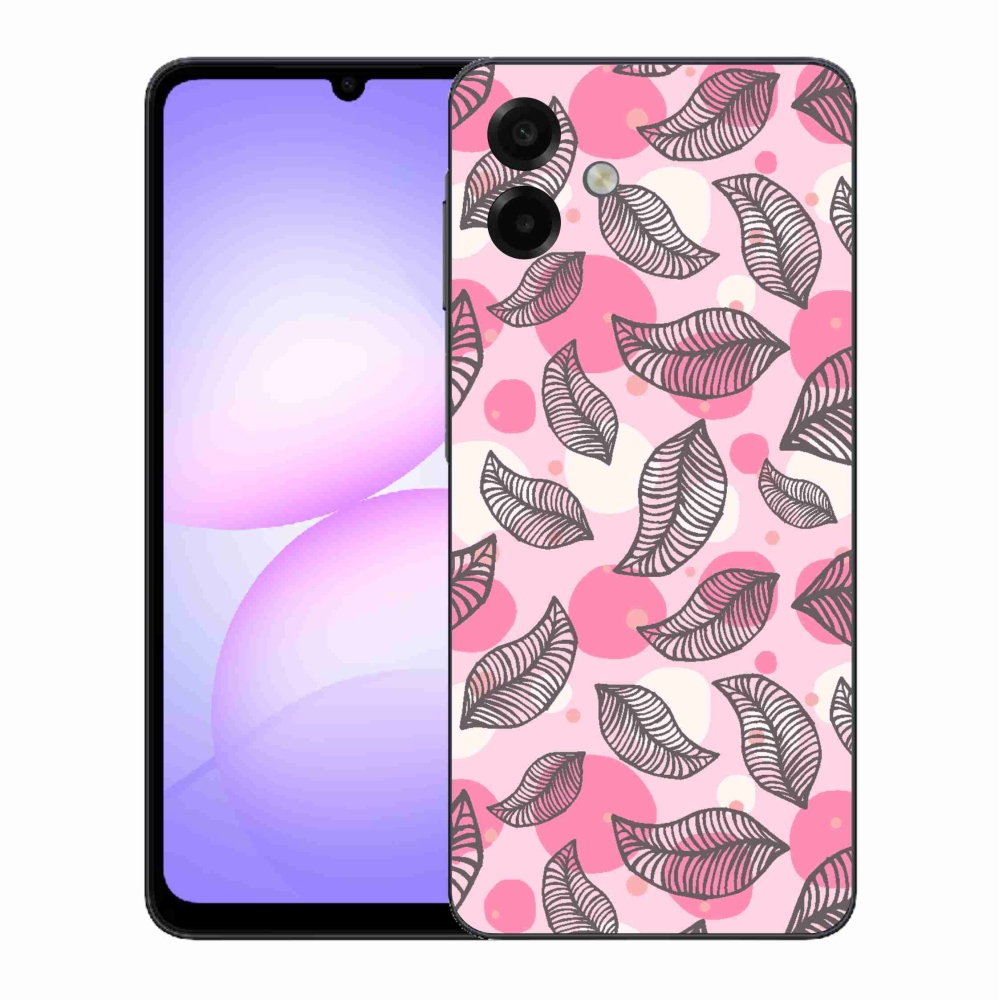 Gél borítás mmCase Samsung Galaxy A07 4G - rajzfilmes hulló levelek