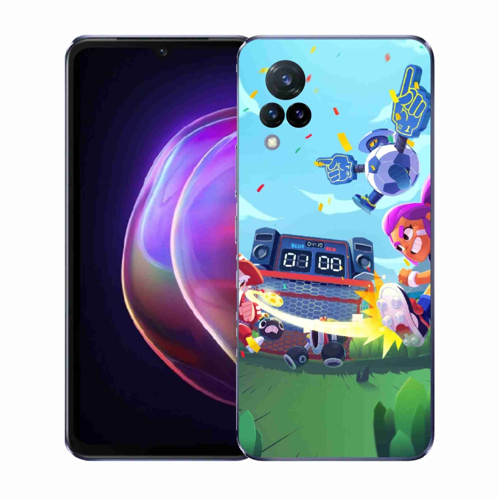 Gél borítás mmCase a Vivo V21 4G/5G-hez - verekedés csillagok 1