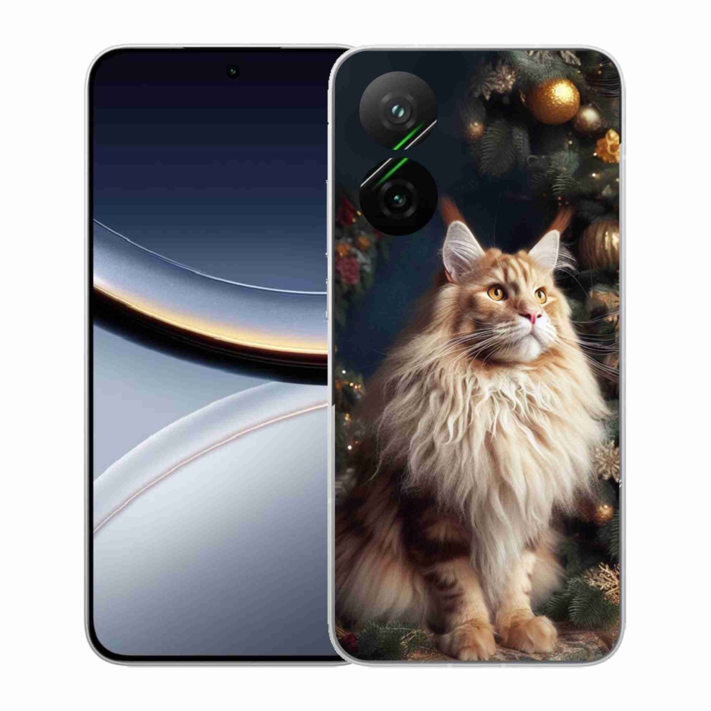Gél borító mmCase a Xiaomi Poco F7 5G-hez - macska a fánál