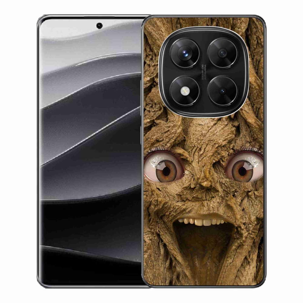 Gél borító mmCase a Xiaomi Redmi Note 14 Pro 5G/Poco X7 5G számára - boldog fa szemekkel