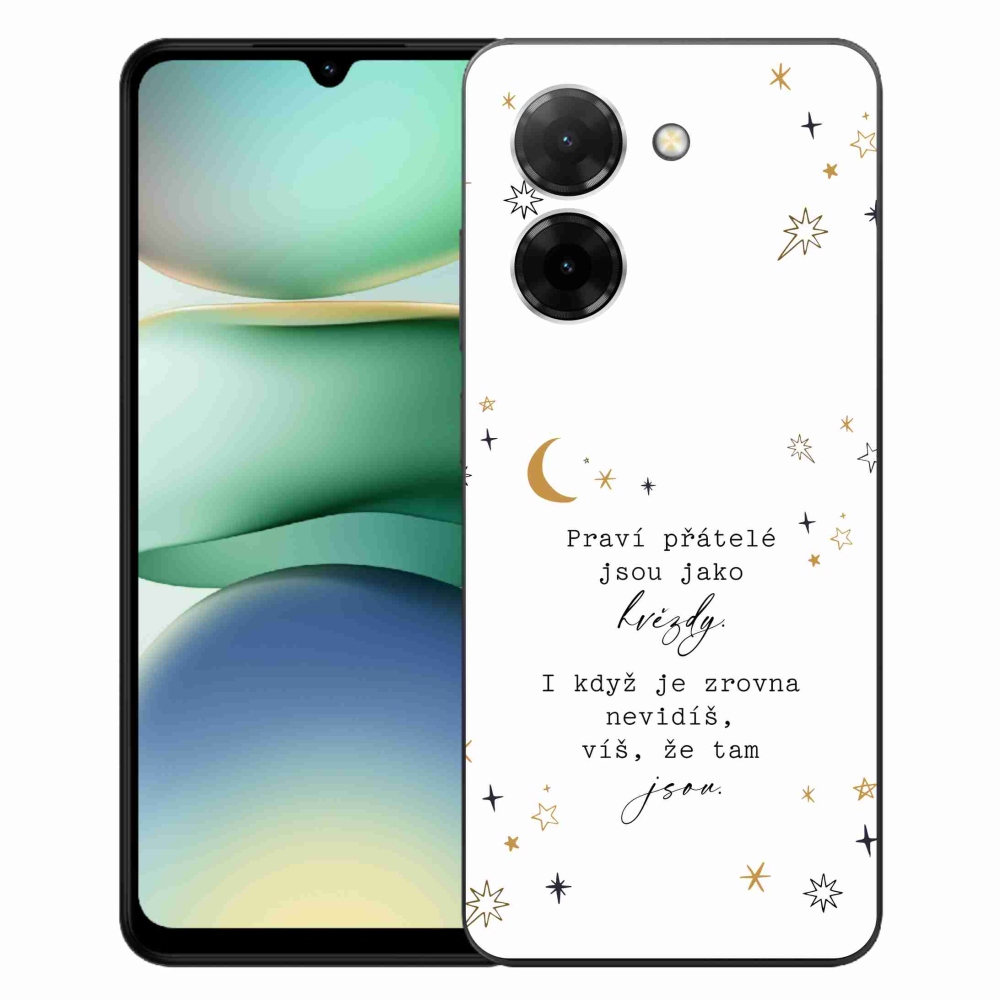 Gél borítás mmCase a Xiaomi Redmi A5 (173.45x79.35x8.45mm) - idézem 6 fehér háttérrel