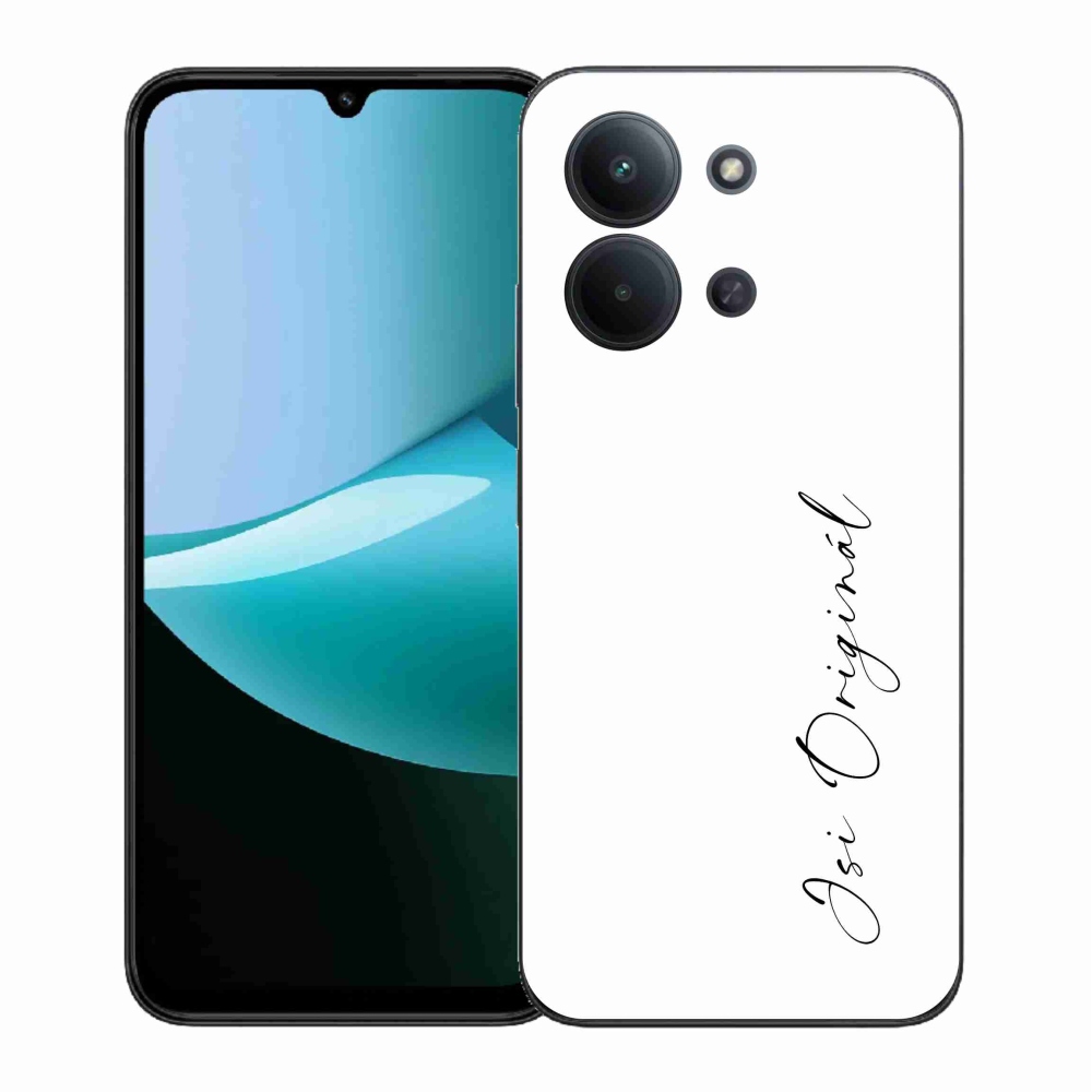 Gél borító mmCase a Xiaomi Redmi 15C 4G (171mm)/Poco C85 4G (171mm) - te vagy az eredeti fehér háttérrel