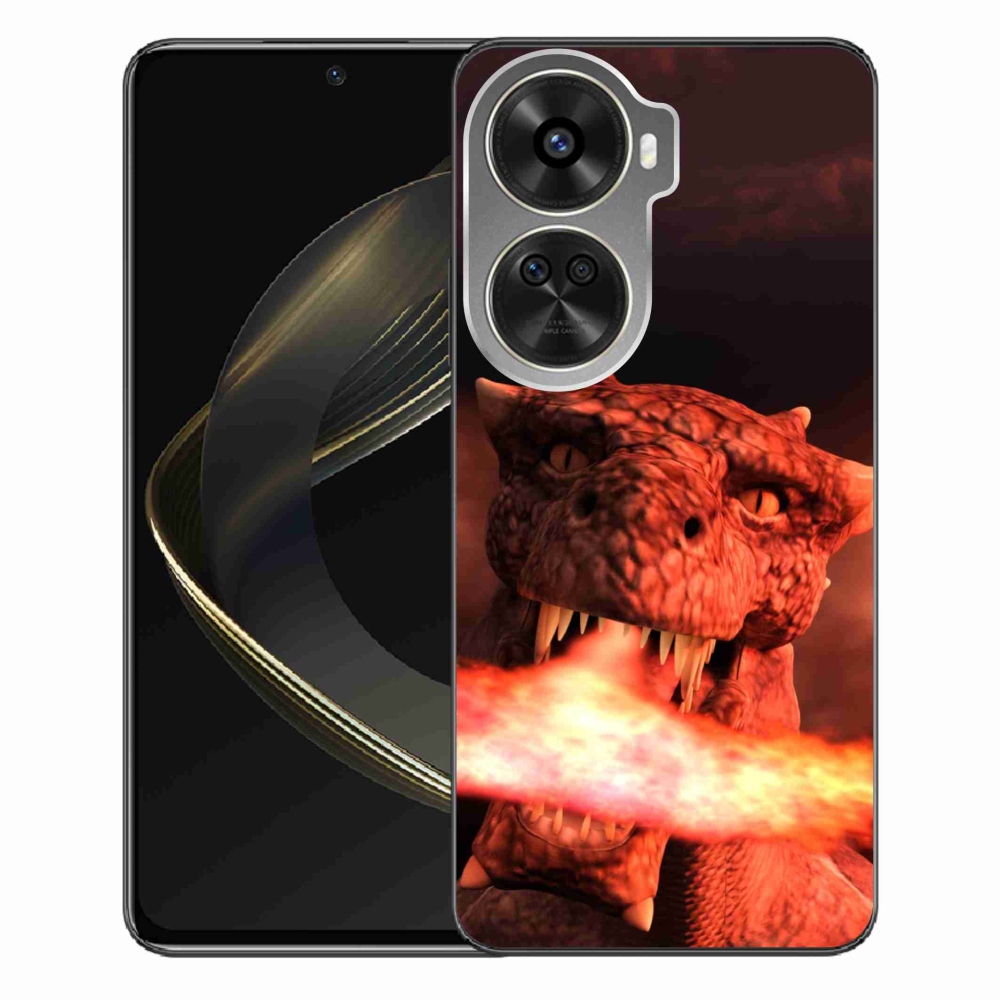 Gél borítás mmCase a Huawei Nova 12 SE-hez - sárkány