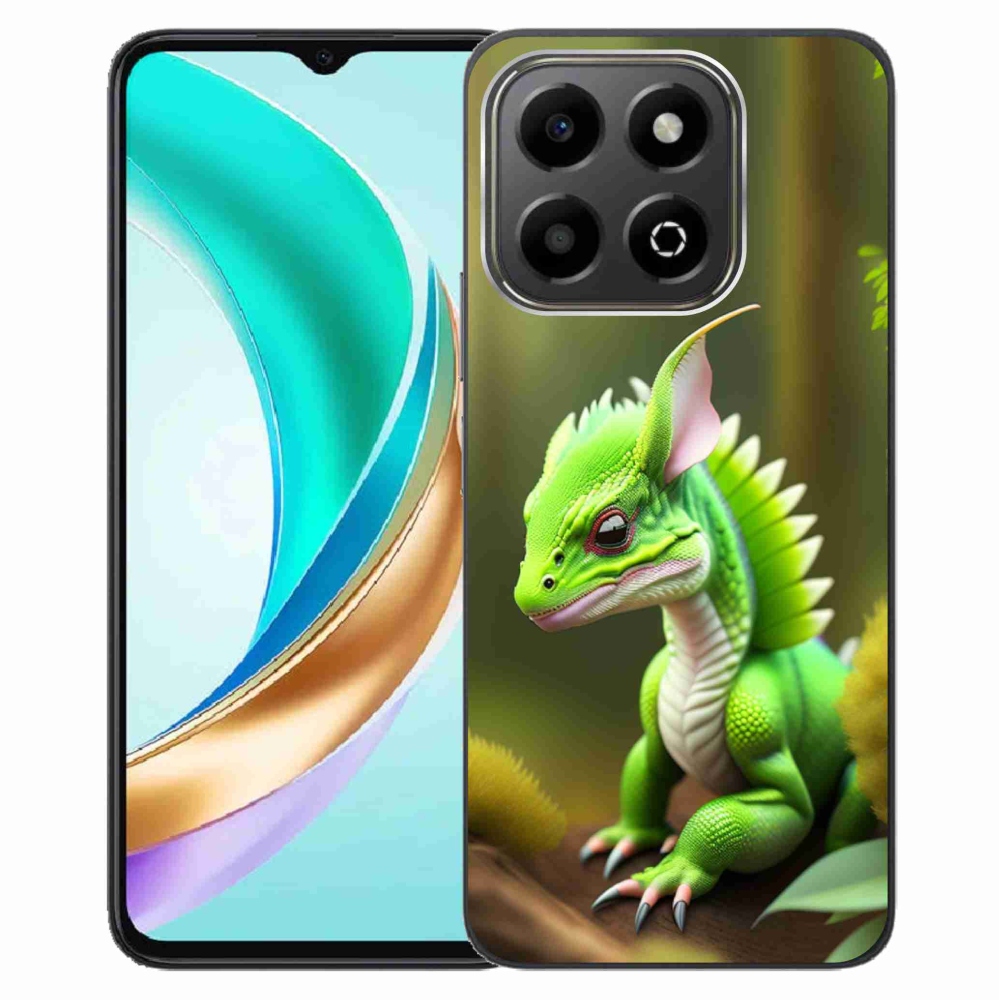 Zselés borítás mmCase a Honor X6b készülékhez - zöld sárkány