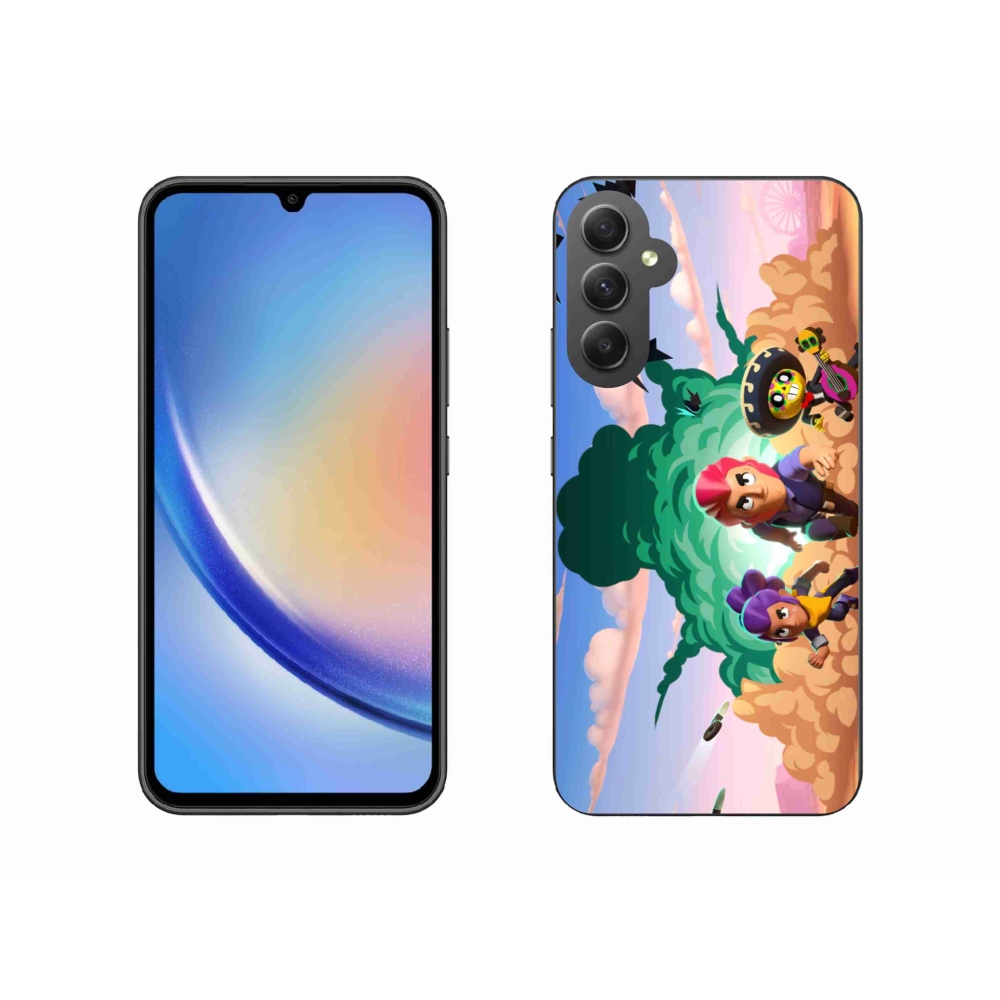 Gél borítás mmCase Samsung Galaxy A34 5G - verekedés csillagok