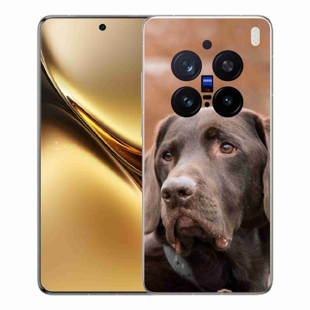 Zselés borítás mmCase a Vivo X200 Pro 5G készülékhez - barna labrador