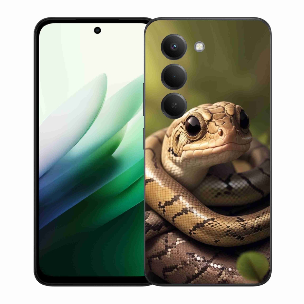 Gél borítás mmCase a Xiaomi Redmi 15 5G számára - kígyó 1