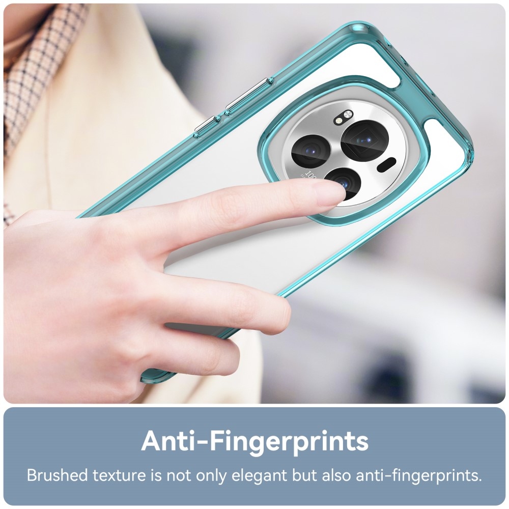 Gél tok fix hátlappal a Honor Magic 6 Pro 5G készülékhez - világoskék színben