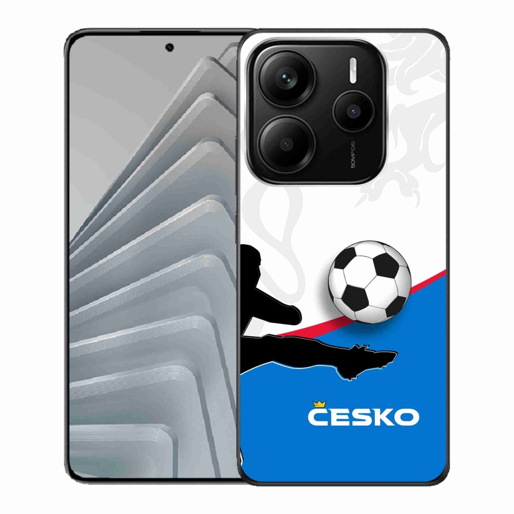 Gél borítás mmCase a Xiaomi Redmi Note 14 5G - futball Csehország 3