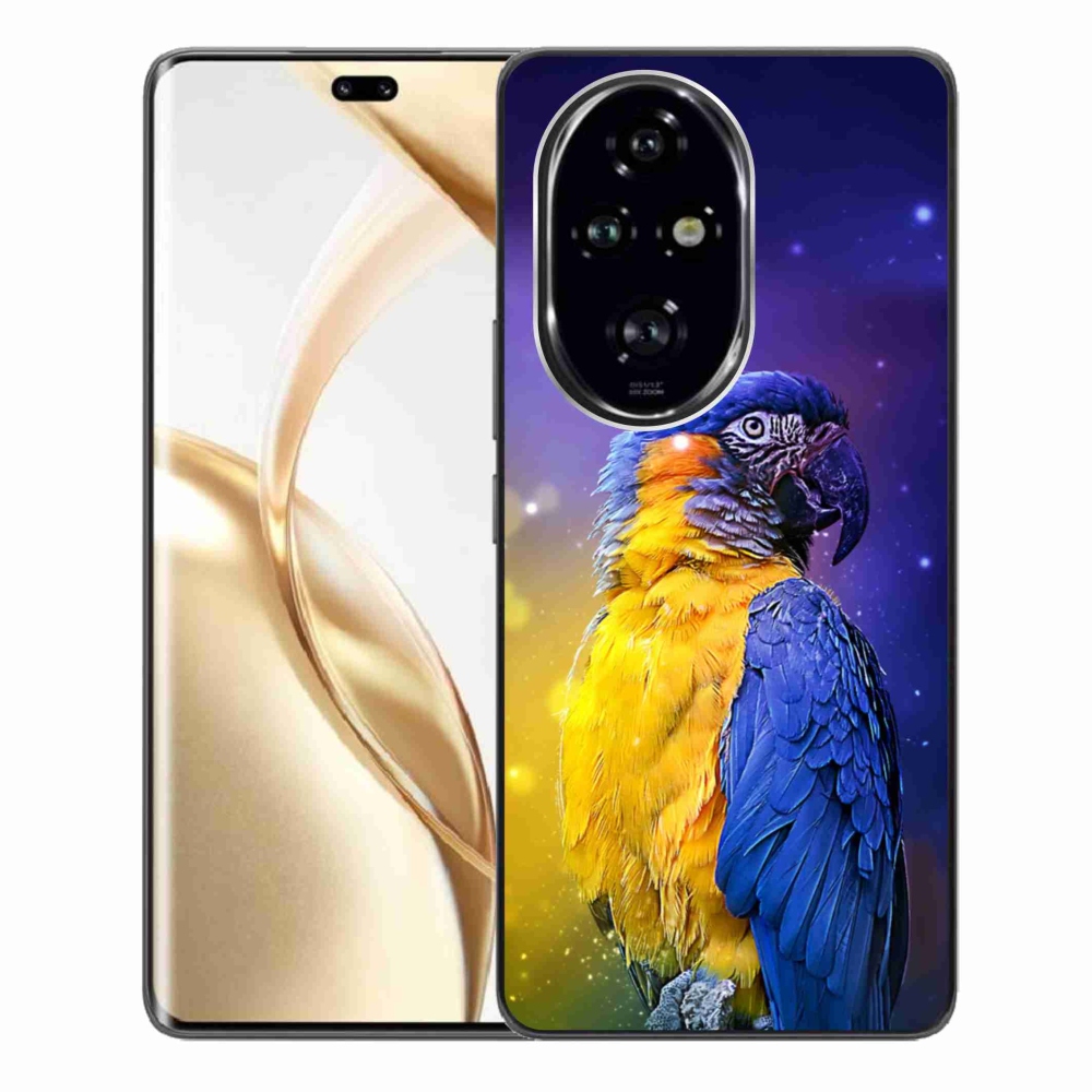 Gél tok mmCase a Honor 200 Pro 5G készülékhez - papagáj ara 1