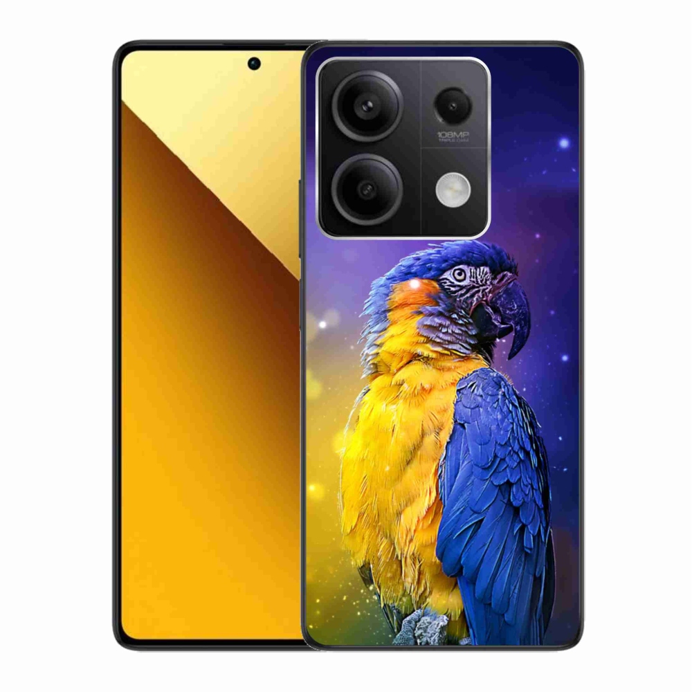 Gél tok mmCase a Xiaomi Redmi Note 13 5G-hez - papagáj ara 1