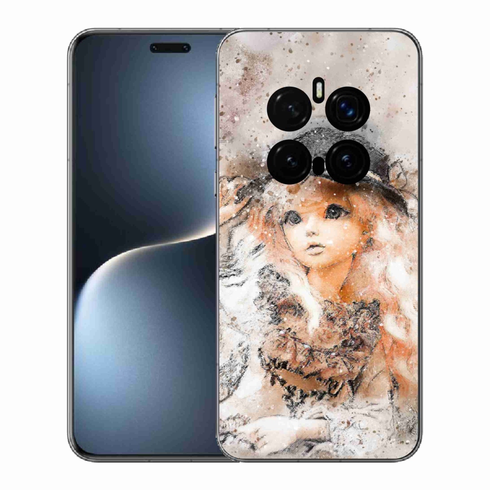 Zselés borítás mmCase a Honor Magic 7 Pro 5G készülékhez - lány sapkával