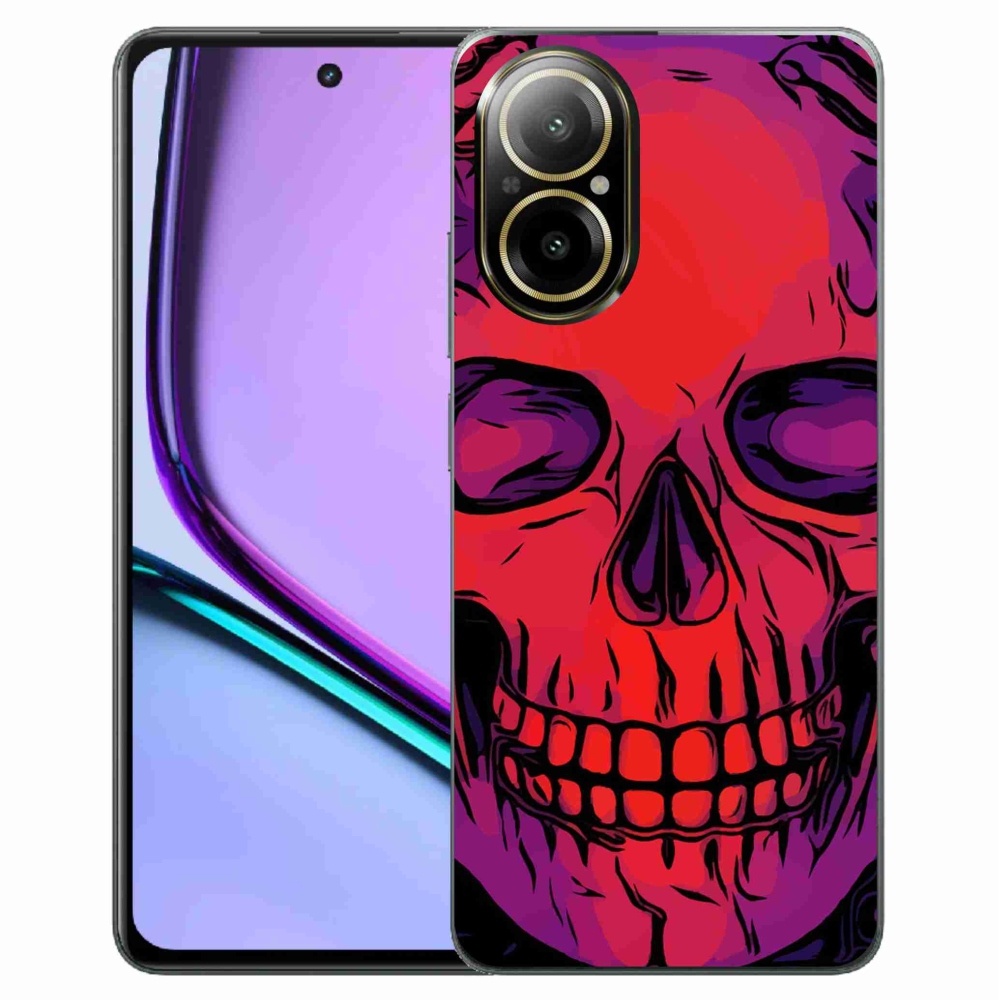 Gél tok mmCase a Realme C67-hez - koponya