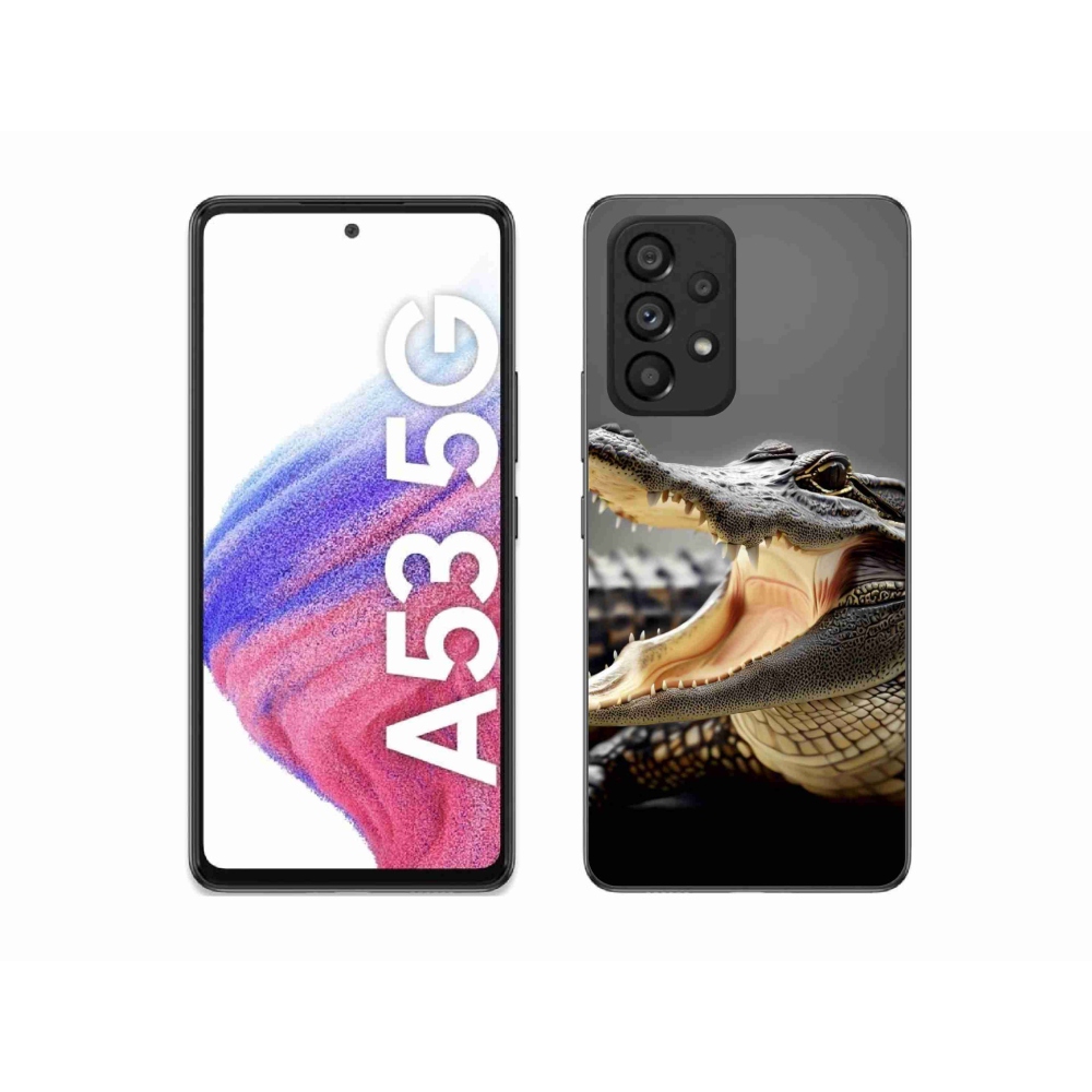 Zselés borítás mmCase Samsung Galaxy A53 5G - krokodil