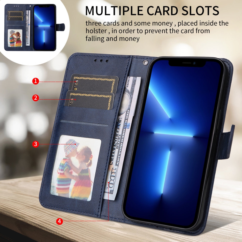 Vérrögök könyv tok a Xiaomi Poco F7 5G-hez - kék