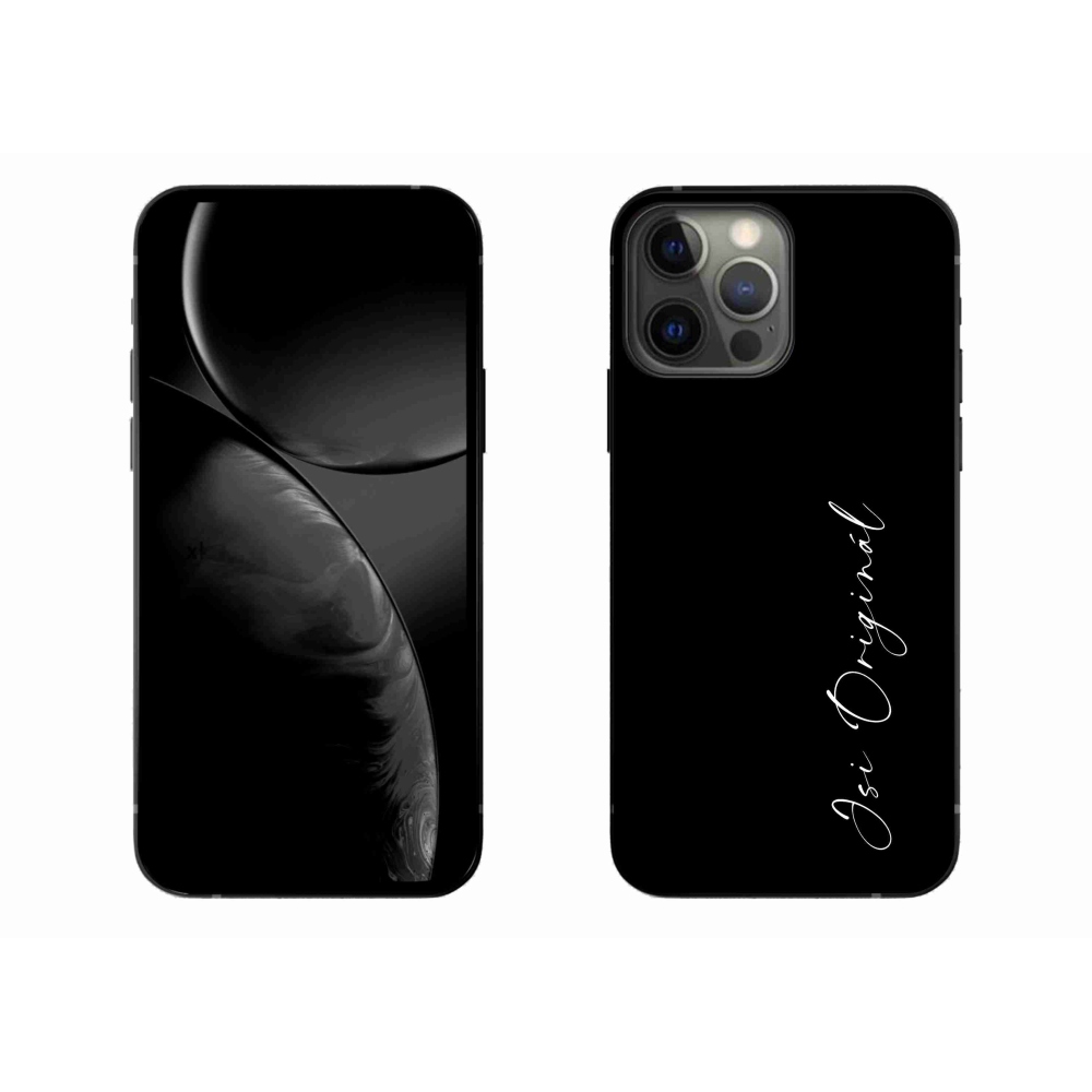 Gél borító mmCase iPhone 13 Pro Max 6.7 - te vagy az eredeti fekete háttér