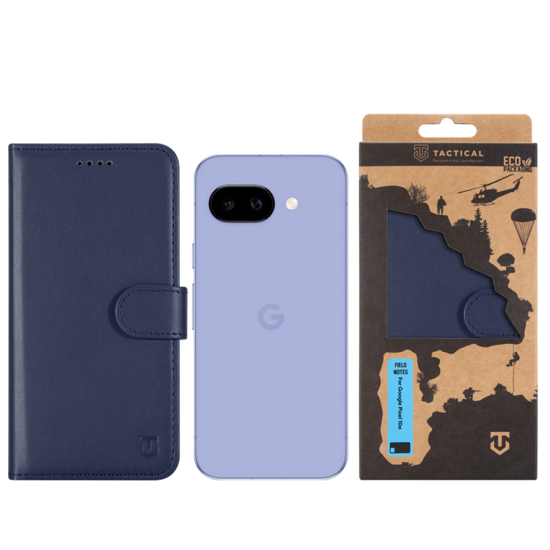 Taktikai terepi megjegyzések a Google Pixel 10a kékhez