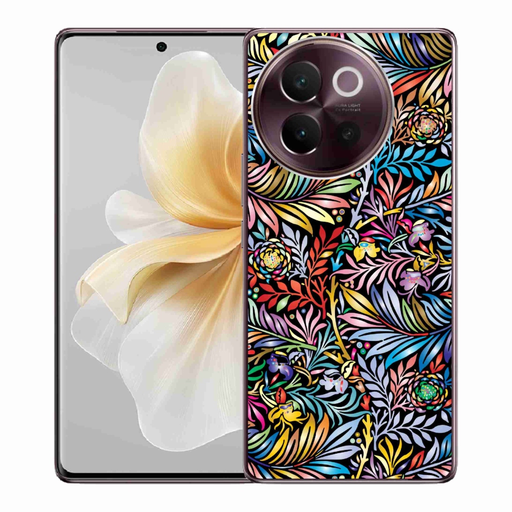 Gél borító mmCase a Vivo V40 Lite 5G készülékhez - virágok 5