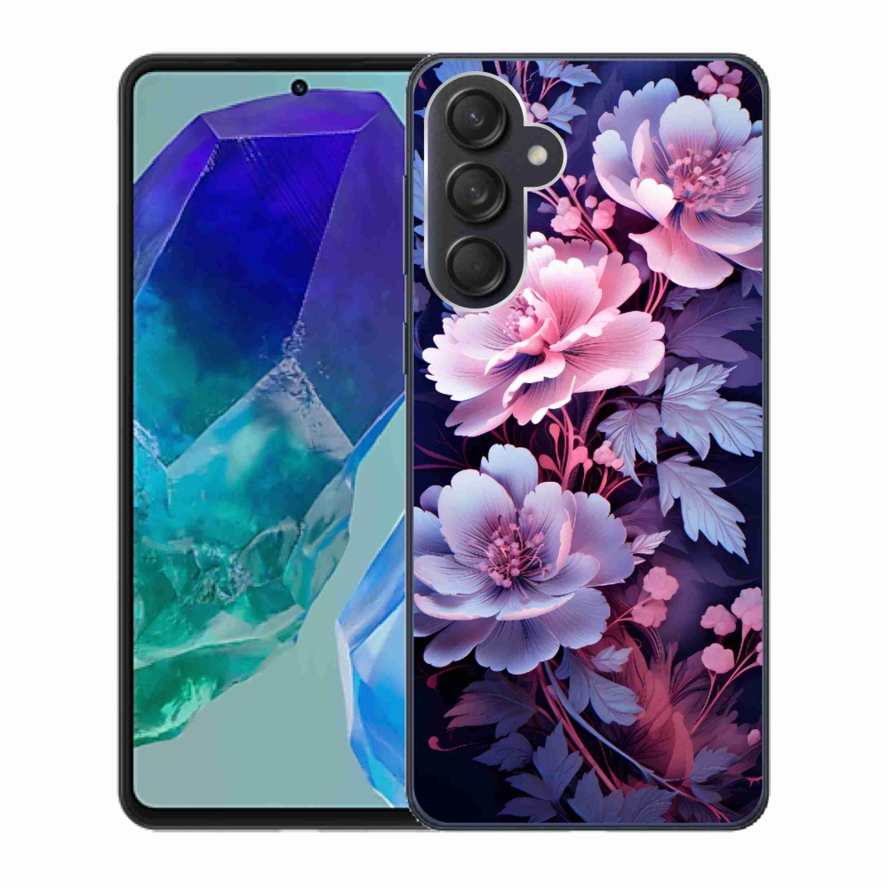 Gél borító mmCase Samsung Galaxy M55 5G - virágok 11