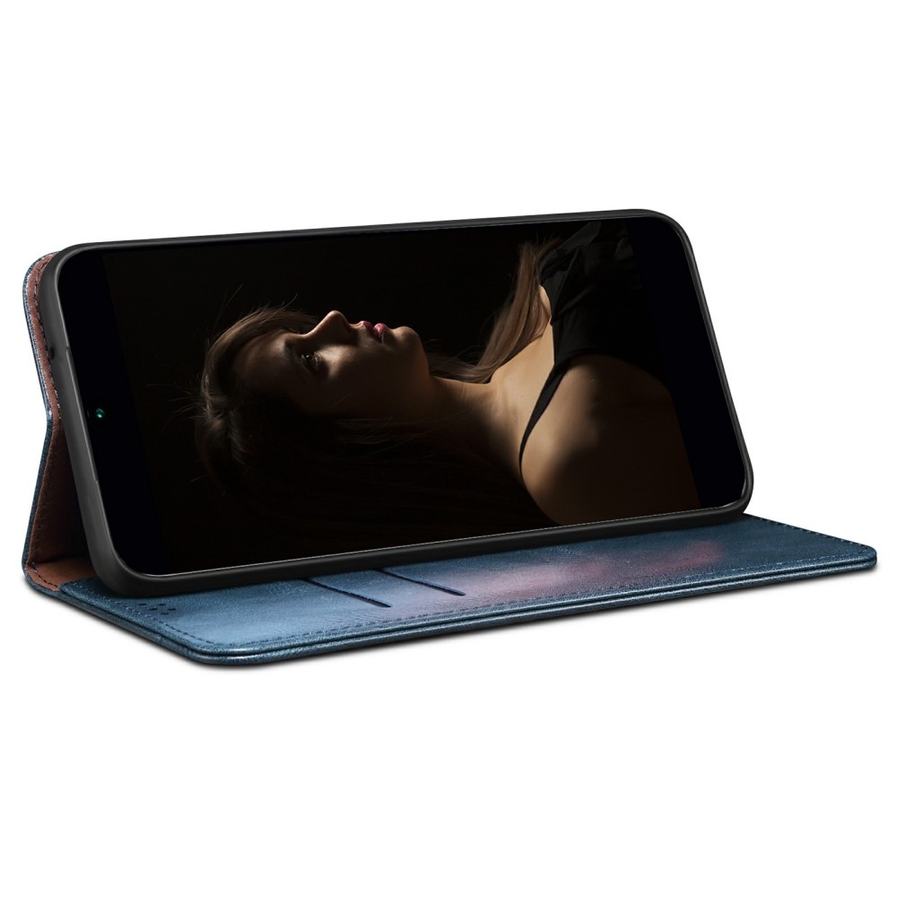 Viaszos könyv tok a Honor 400 Pro-hoz - kék