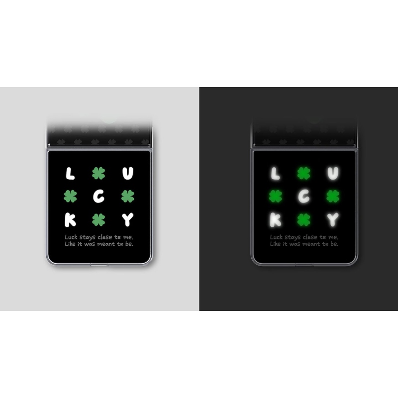 GP-FFF776CUC Samsung FlipSuit Lucky Clover tok a Galaxy Z Flip 8-hoz
