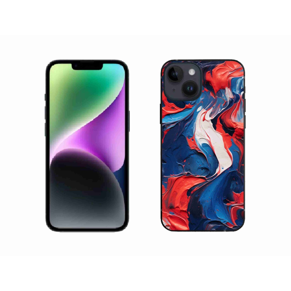 Gél borítás mmCase iPhone 14 - absztrakt motívum 7