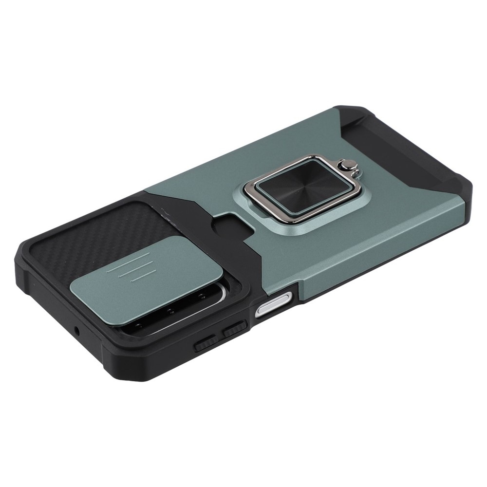 Tartós, strapabíró borítás Samsung Galaxy A17 4G/5G/A26 5G készülékhez - zöld színű