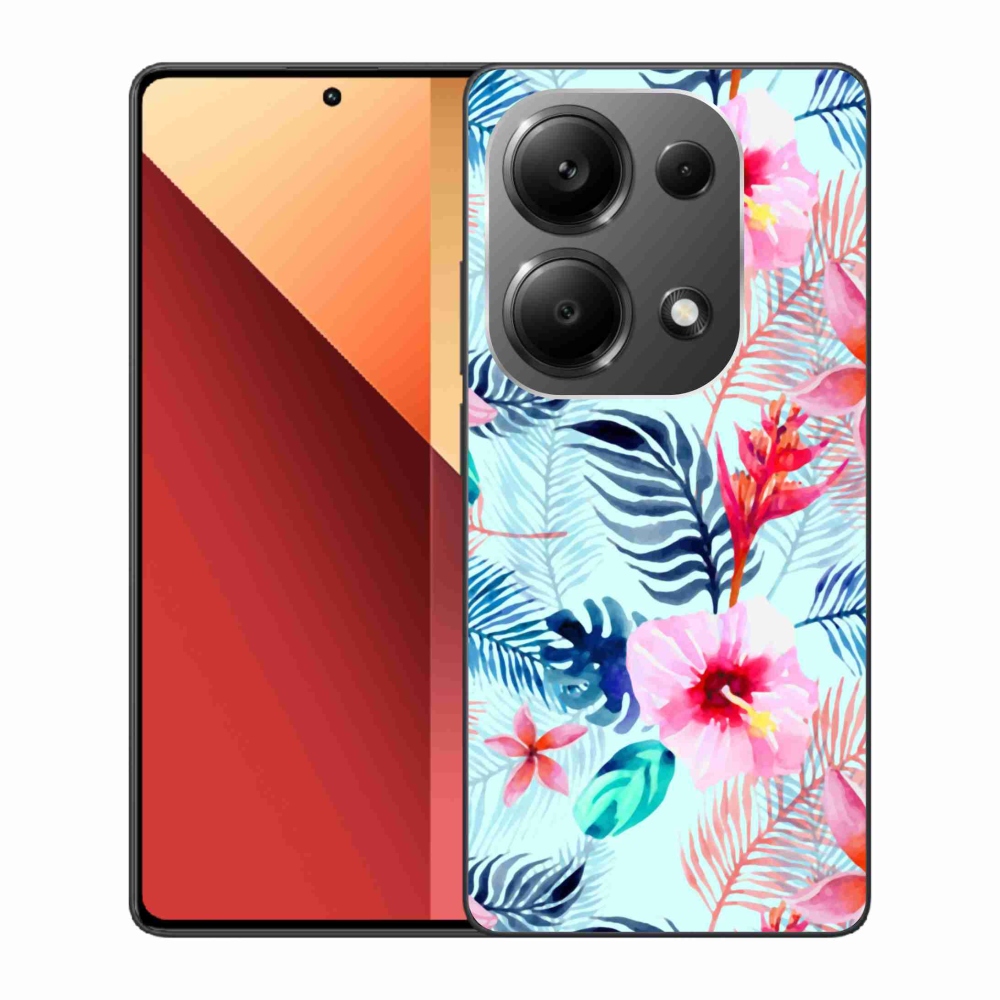 Gél borítás mmCase a Xiaomi Redmi Note 13 Pro 4G/Poco M6 Pro számára - virágok