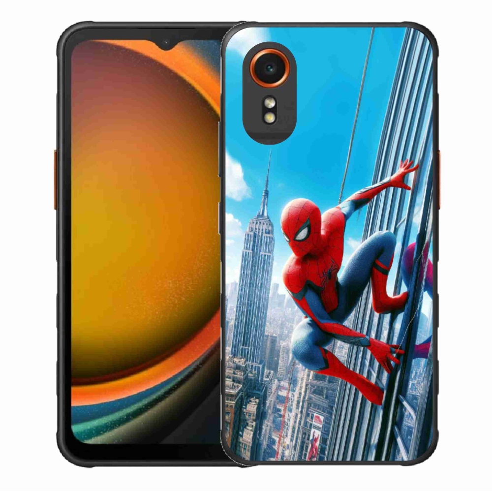 Gél borítás mmCase Samsung Galaxy Xcover 7 készülékhez - pókember