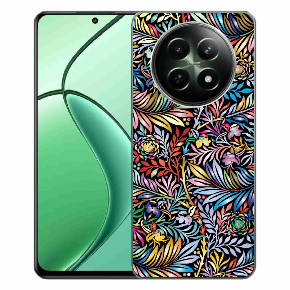 Gél borító mmCase a Realme 12 5G/12x 5G számára - virágok 5