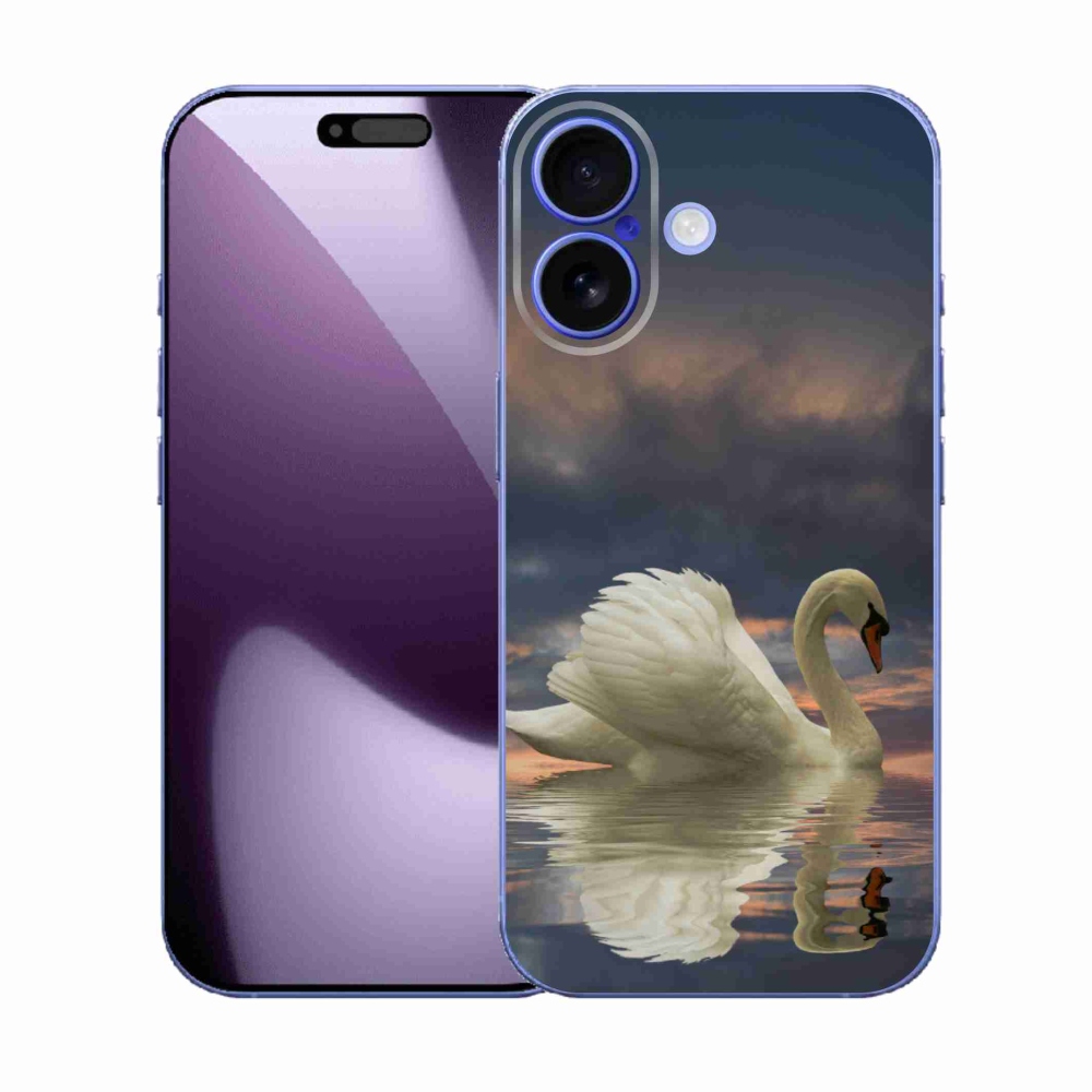 Zselés borítás mmCase iPhone 17 készülékhez - hattyú