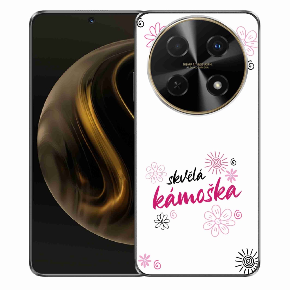 Gél borító mmCase a Huawei Nova 12i - nagyszerű haver fehér háttérrel